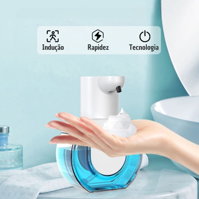 Saboneteira Dispenser Sabonete Líquido Automático Gel Espuma Polihousi 9