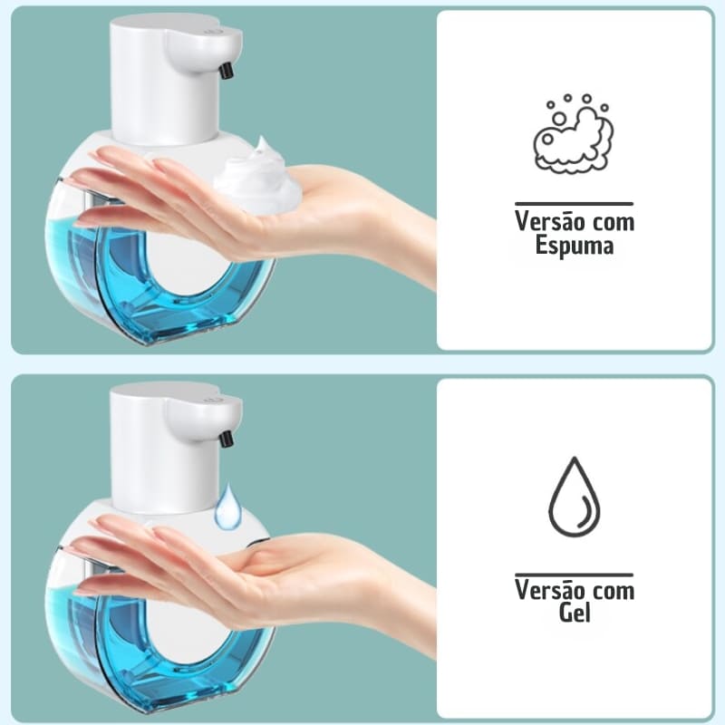 Saboneteira Dispenser Sabonete Líquido Automático Gel Espuma Polihousi 8
