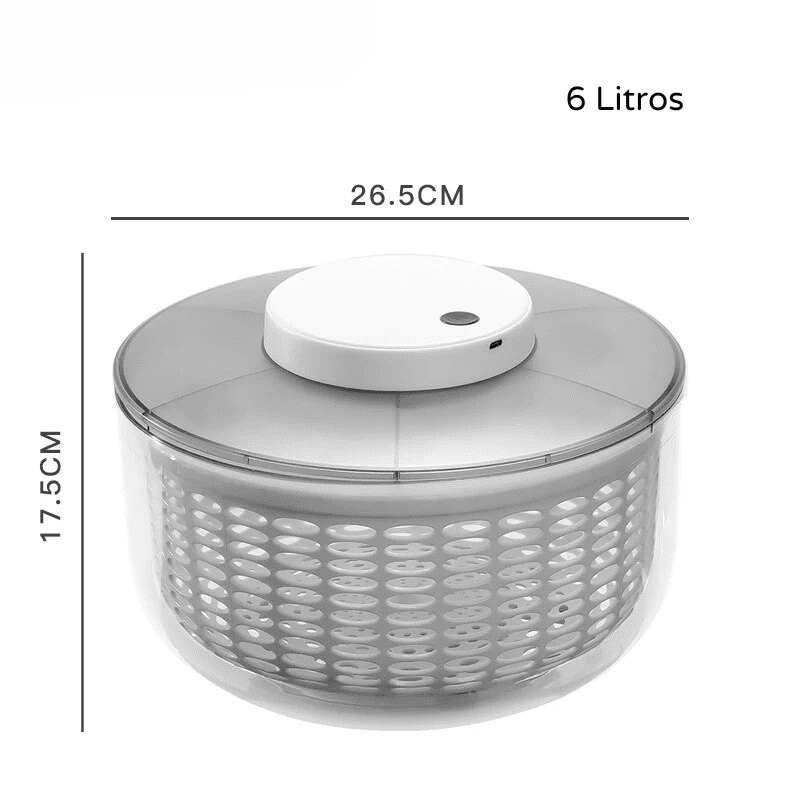 Secador de Salada Elétrico Centrífuga de Folhas Polihousi 10