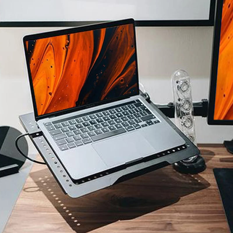 Suporte Monitor e Notebook Articulado para Mesa Polihousi 7