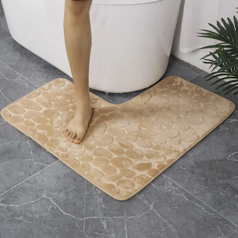 Tapete para Banheiro Antiderrapante Absorvente Canto Polihousi 2