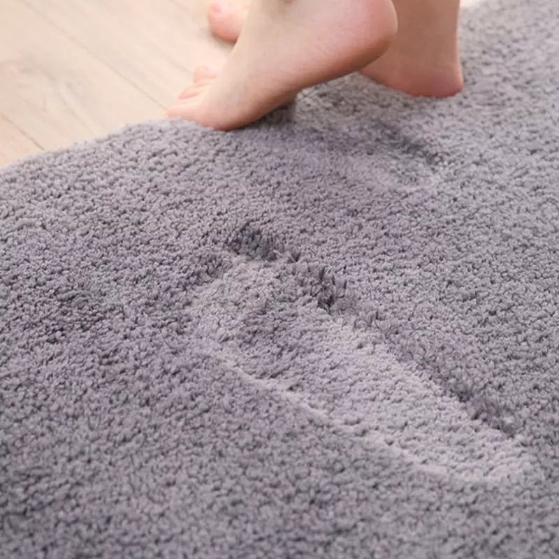 Tapete para Banheiro Felpudo Antiderrapante Absorvente Polihousi 3