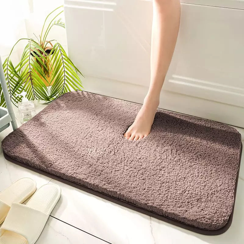 Tapete para Banheiro Felpudo Antiderrapante Absorvente Polihousi 6