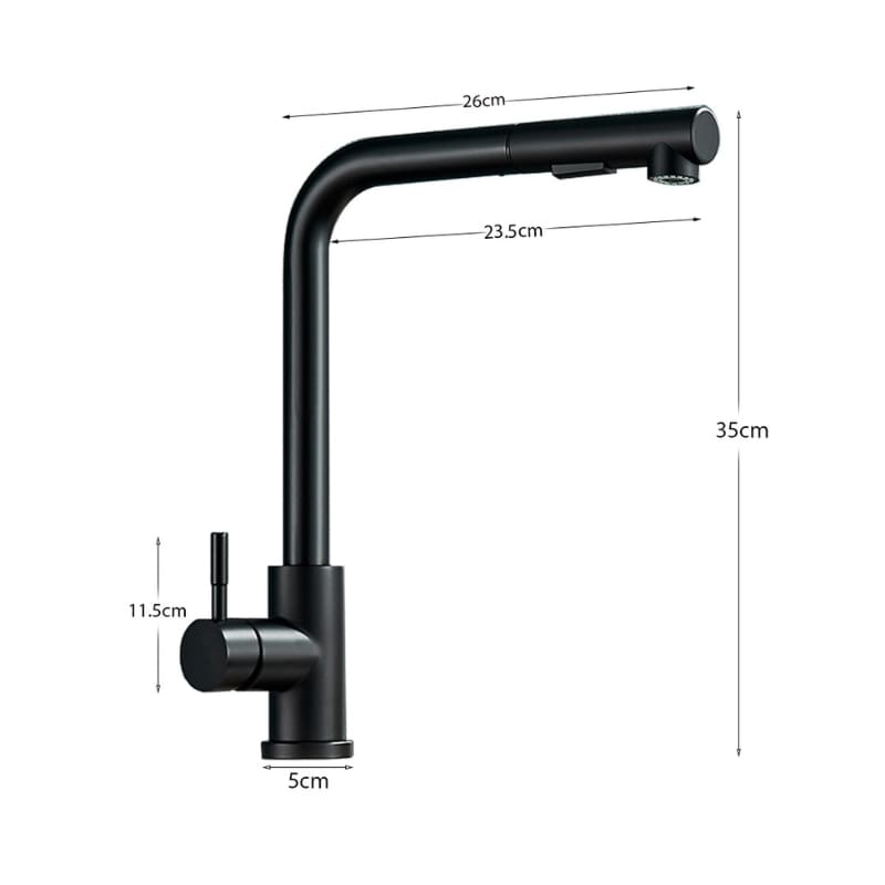 Torneira Gourmet para Cozinha Retrátil 360º Monocomando Polihousi 14