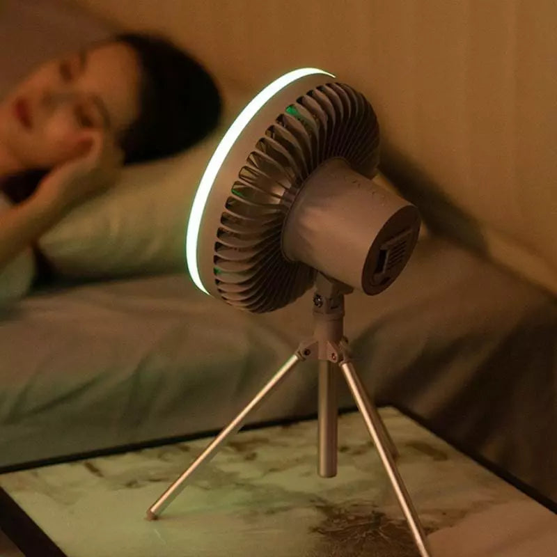 Ventilador de Coluna Portátil Recarregável de Mesa Polihousi 3