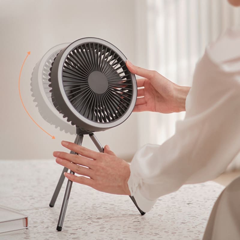 Ventilador de Coluna Portátil Recarregável de Mesa Polihousi 9