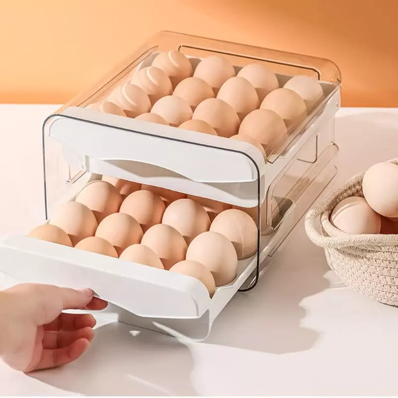 Organizador de Geladeira com Gavetas Porta Ovos Polihousi