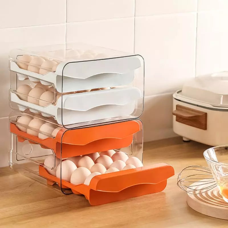 Organizador de Geladeira com Gavetas Porta Ovos Polihousi