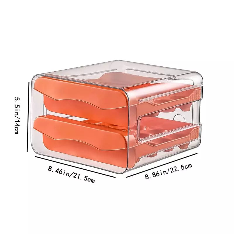 Organizador de Geladeira com Gavetas Porta Ovos Polihousi
