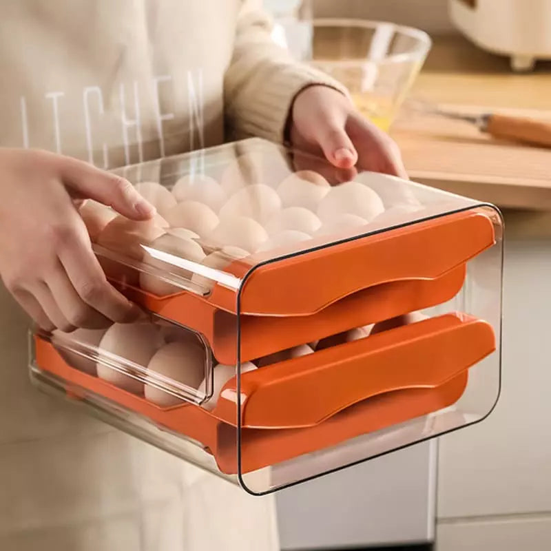 Organizador de Geladeira com Gavetas Porta Ovos Polihousi