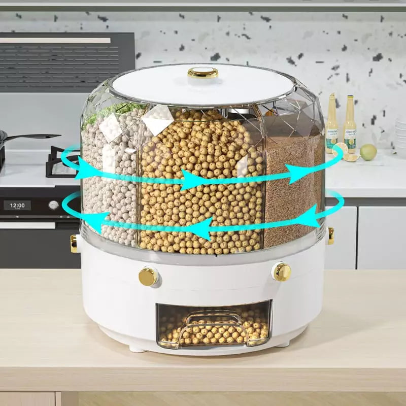Dispensador Porta Alimentos e Cereais Giratório Polihousi 3