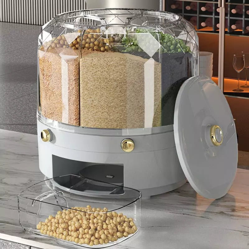 Dispensador Porta Alimentos e Cereais Giratório Polihousi