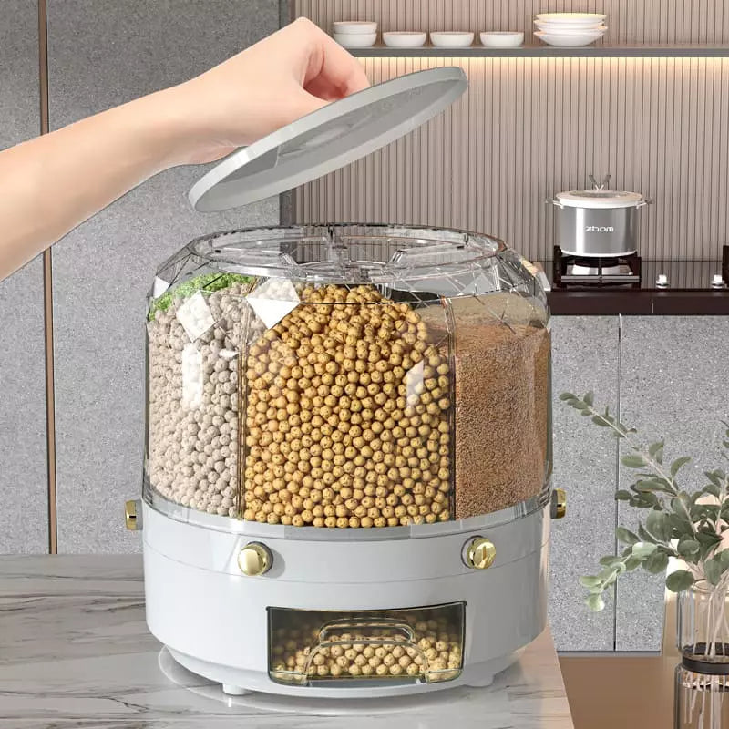 Dispensador Porta Alimentos e Cereais Giratório Polihousi 5