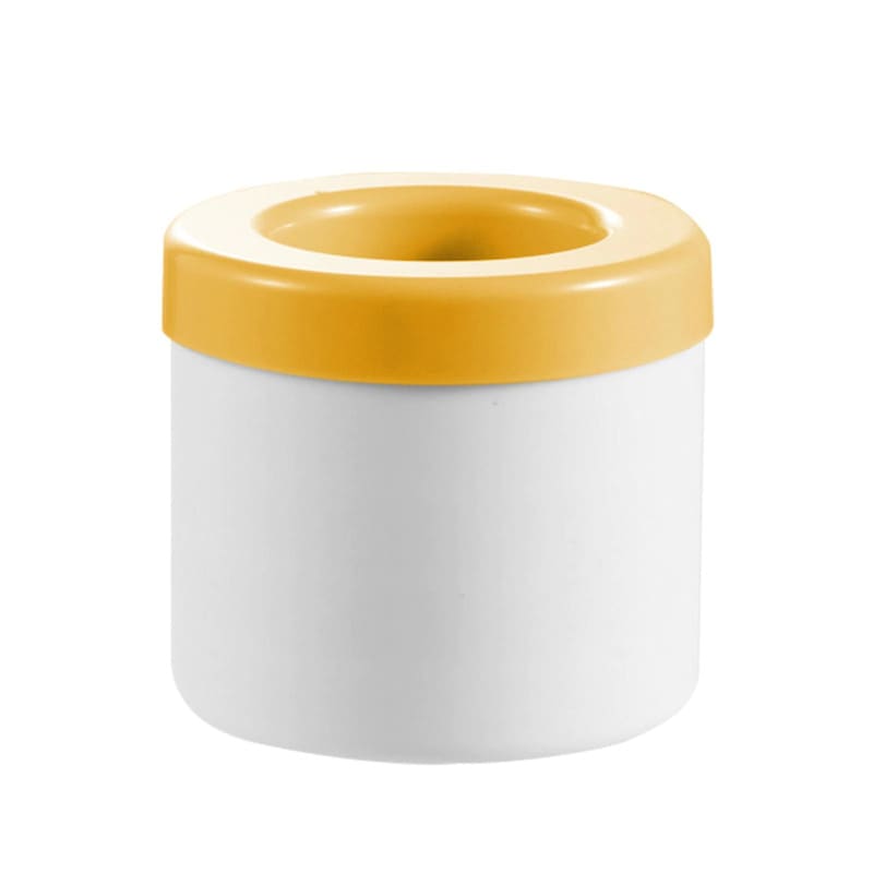 Forma de Gelo de Silicone Redonda com Tampa - Polihousi 12