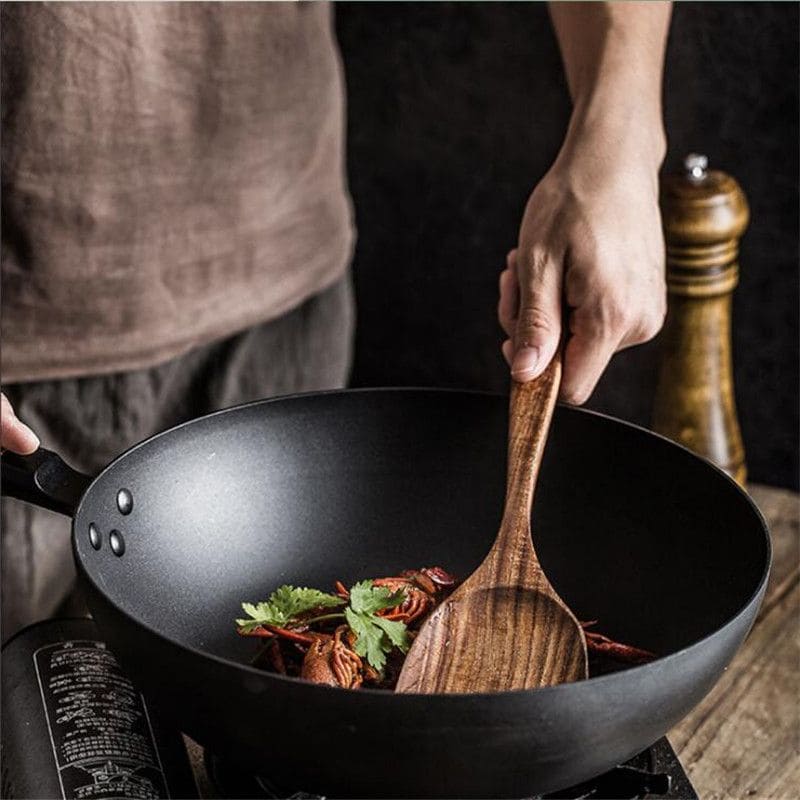 Kit Utensílios de Cozinha 7 Peças de Madeira 17