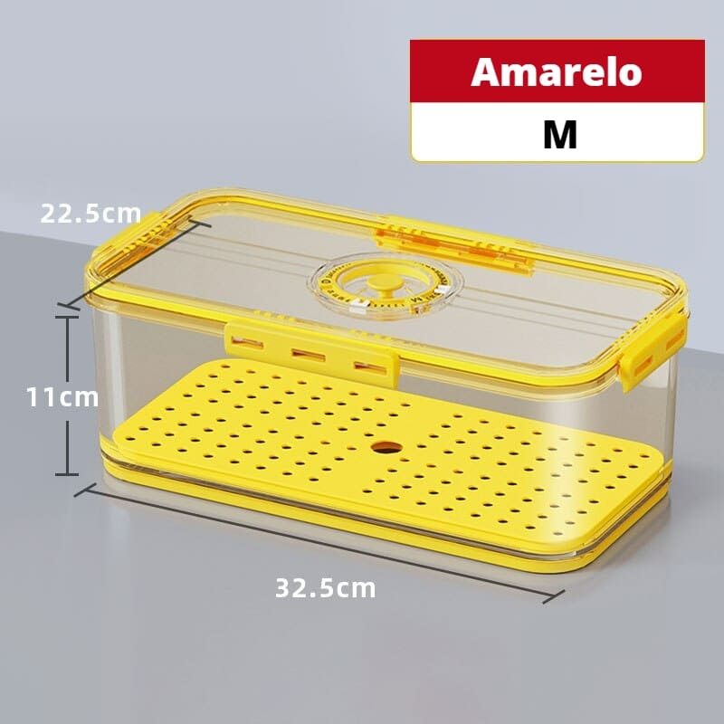Organizador de Geladeira com Tampa e Marcador de Data 19