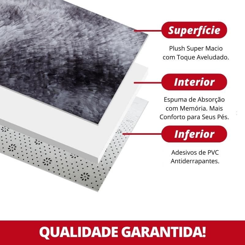 Tapete Felpudo Liso - Bege 3