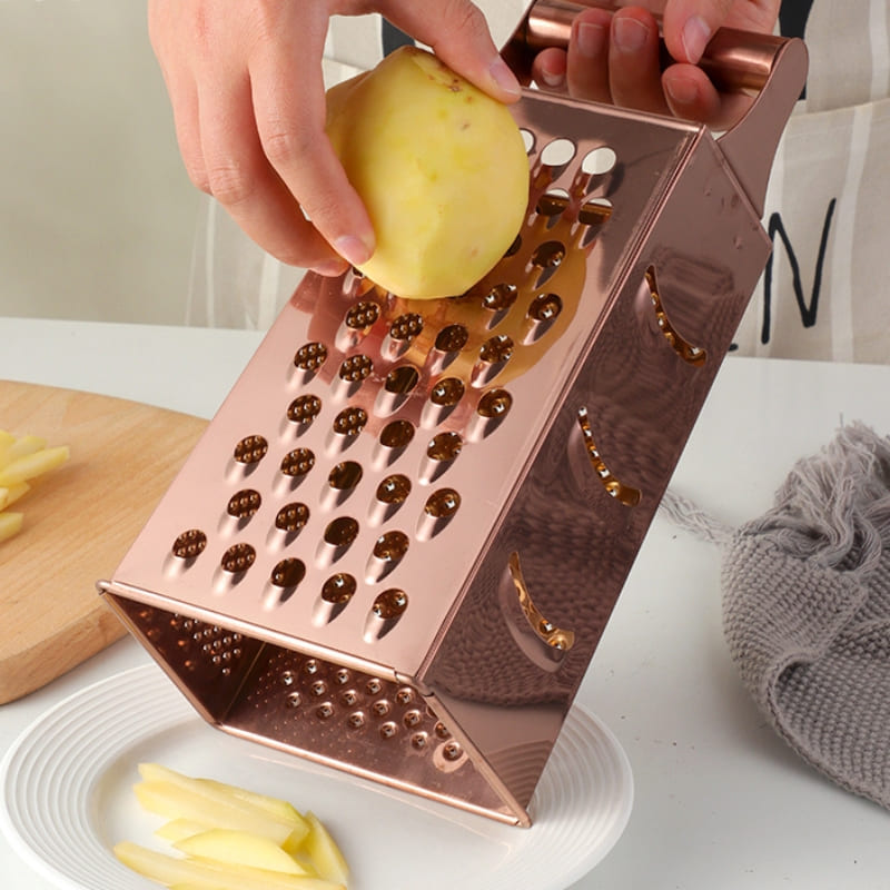 Ralador de Queijo e Legumes Multifuncional Inox 3