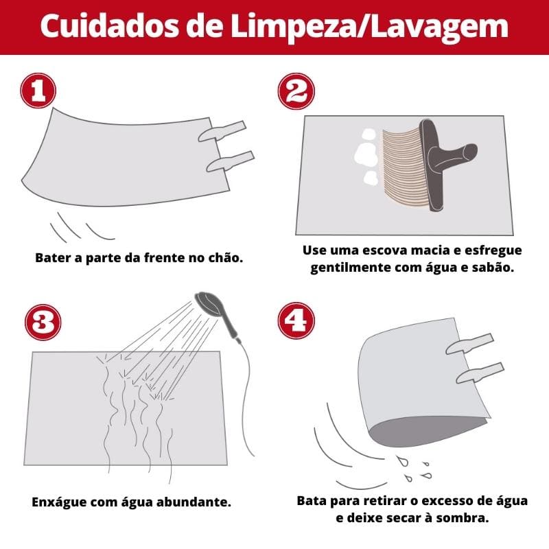 Tapete Felpudo Liso - Bege 5