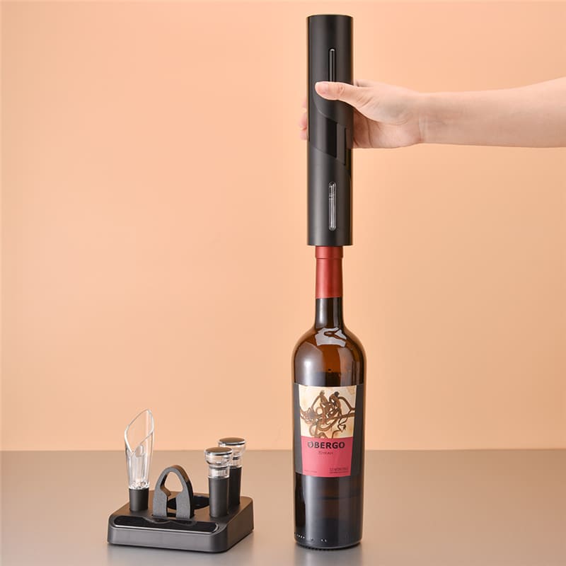 Abridor de Vinho Elétrico Recarregável Kit de Vinho Polihousi 3