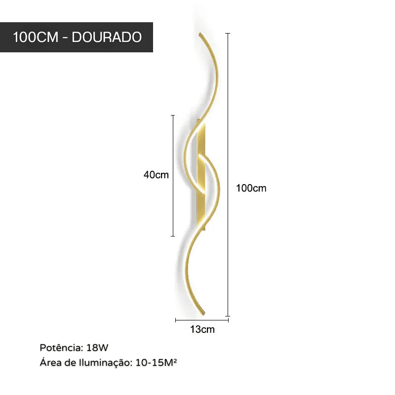 Arandela de Parede Interna LED Minimalista Moderno Polihousi 19