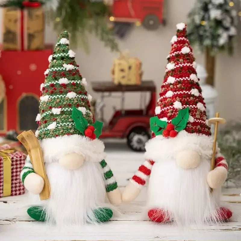 Boneco Gnomo de Natal com LED 30cm Decoração de Natal Polihousi 2