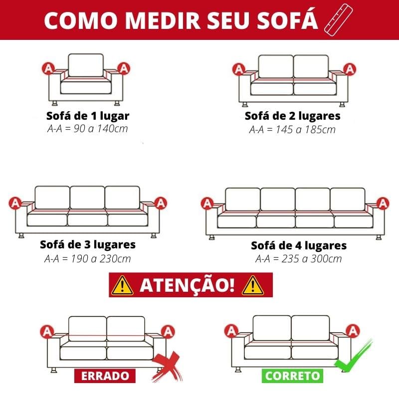 Capa para Sofá Premium Suede Bege Polihousi 6