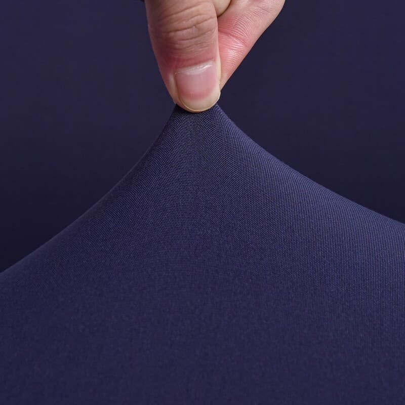 Capa para Sofá Spandex Lisa - Azul Marinho 3