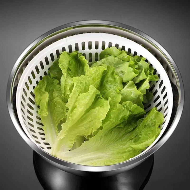 Centrifuga Secadora de Salada Bowl Inox Polihousi 4