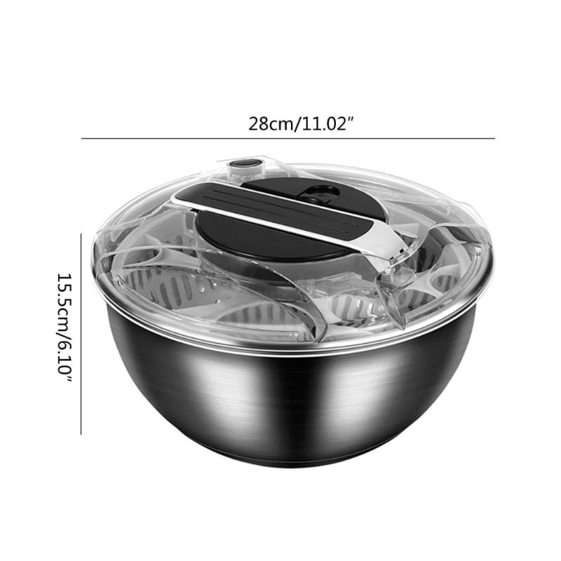 Centrifuga Secadora de Salada Bowl Inox Polihousi 11