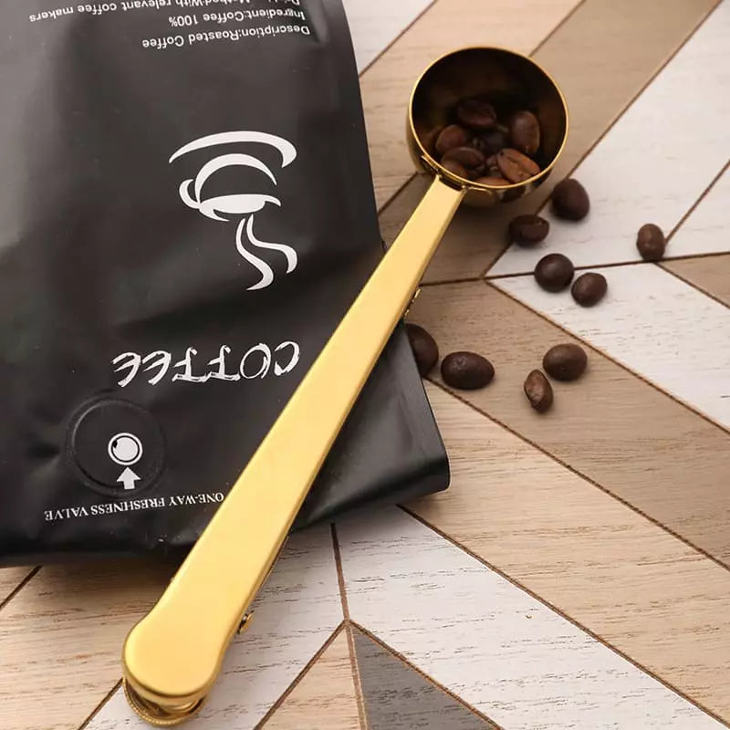 Colher para Café com Presilha Inox Prendedor de Embalagem Polihousi 7