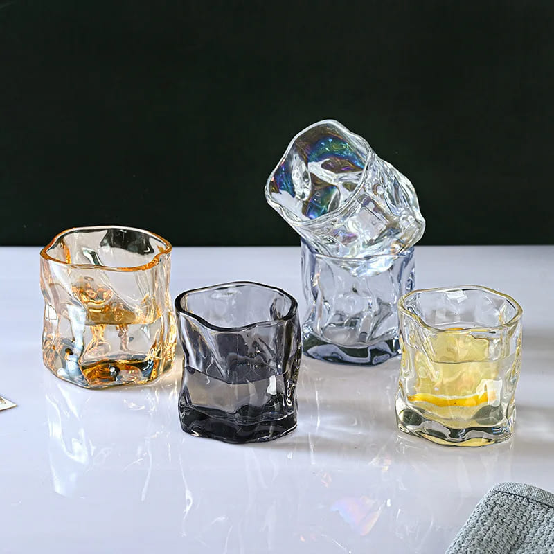 Copo de Whisky Cristal Drinks Irregular Bar em Casa Polihousi 4