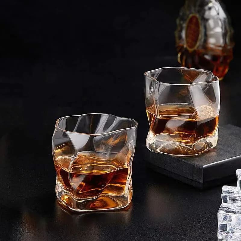 Copo de Whisky Cristal Drinks Irregular Bar em Casa Polihousi 8