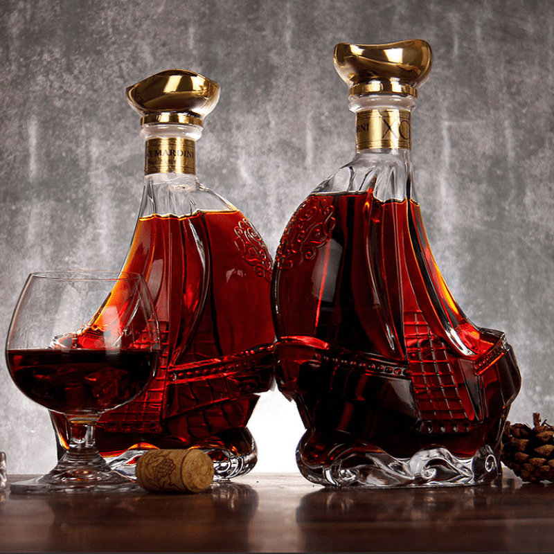 Decanter de Vinho Whisky Vidro Caravela Bar em Casa Polihousi 5