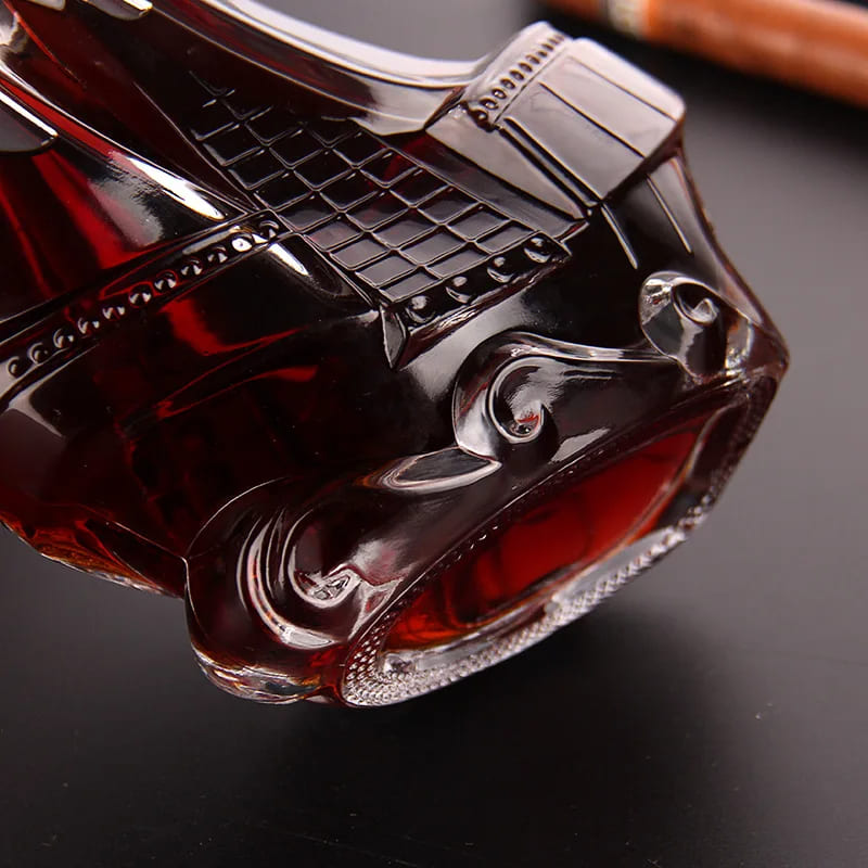 Decanter de Vinho Whisky Vidro Caravela Bar em Casa Polihousi 6