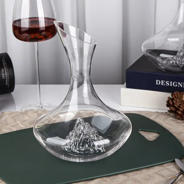 Decanter de Vinho e Whisky Vidro Iceberg Home Bar Polihousi 1