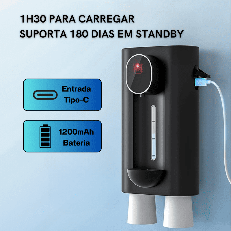 Dispenser Enxaguante Bucal Automático USB Recarregável Polihousi 7