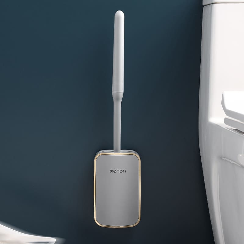 Escova Sanitária para Banheiro Silicone com Suporte Polihousi 16