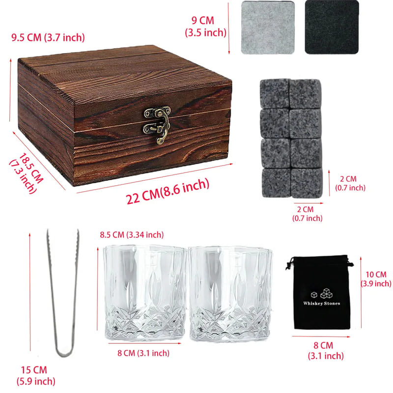 Kit Whisky Copos Cubo de Gelo Pegador Bar em Casa Polihousi 14