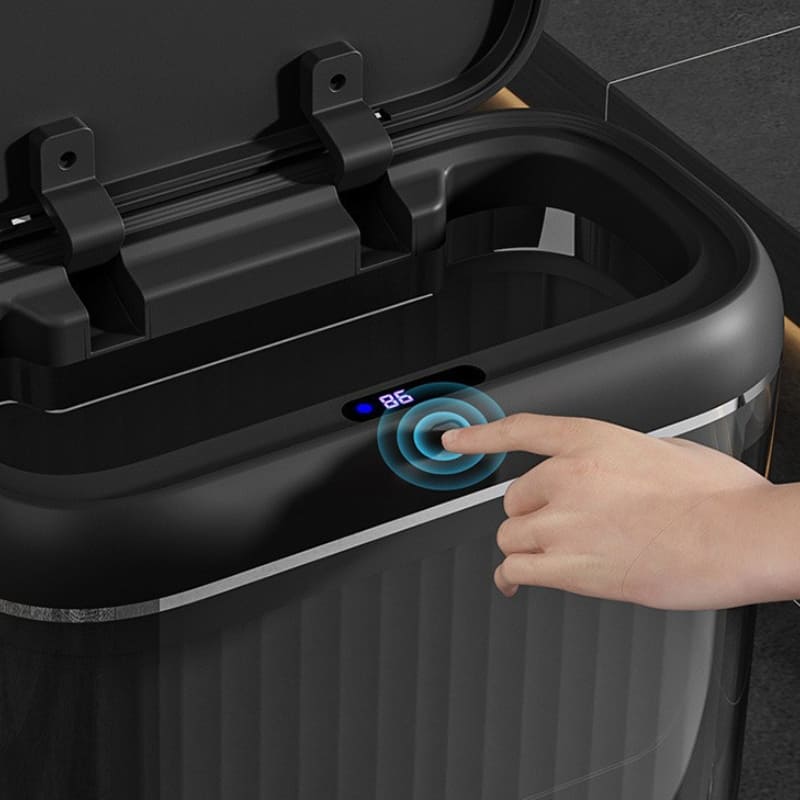 Lixeira para Banheiro e Cozinha Acrílico Automática com Sensor Polihousi 12