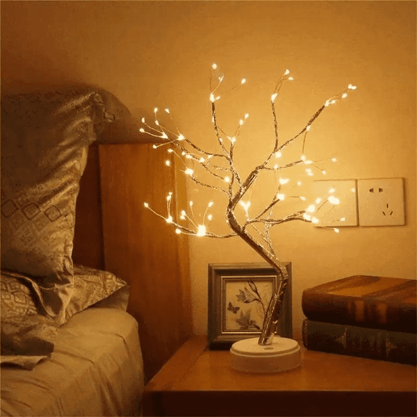 Luminária Árvore de LED Natal Decoração Bonsai Polihousi