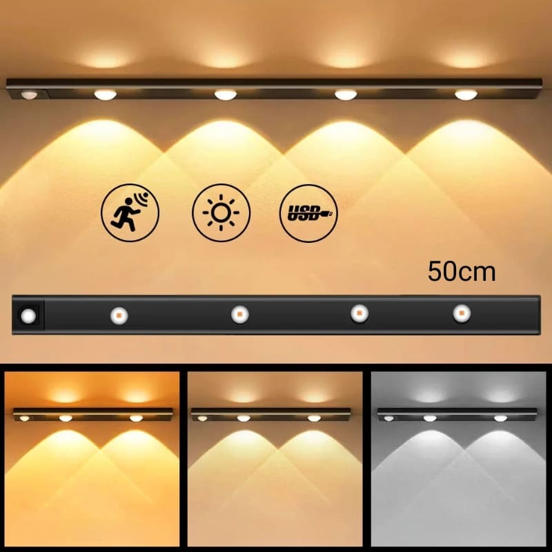 Luminária de LED Magnética com Sensor de Movimento Polihousi 11