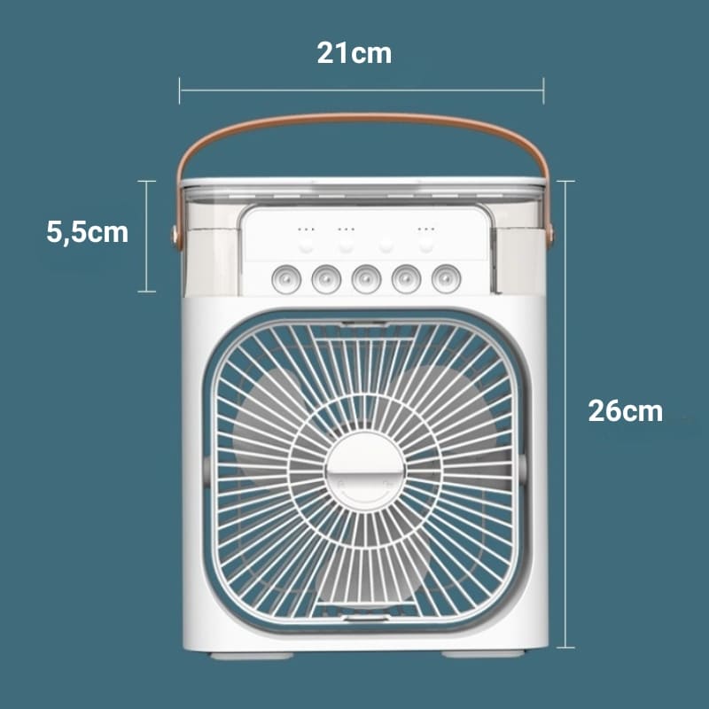 Mini Ar Condicionado Ventilador de Mesa Umidificador Polihousi 13