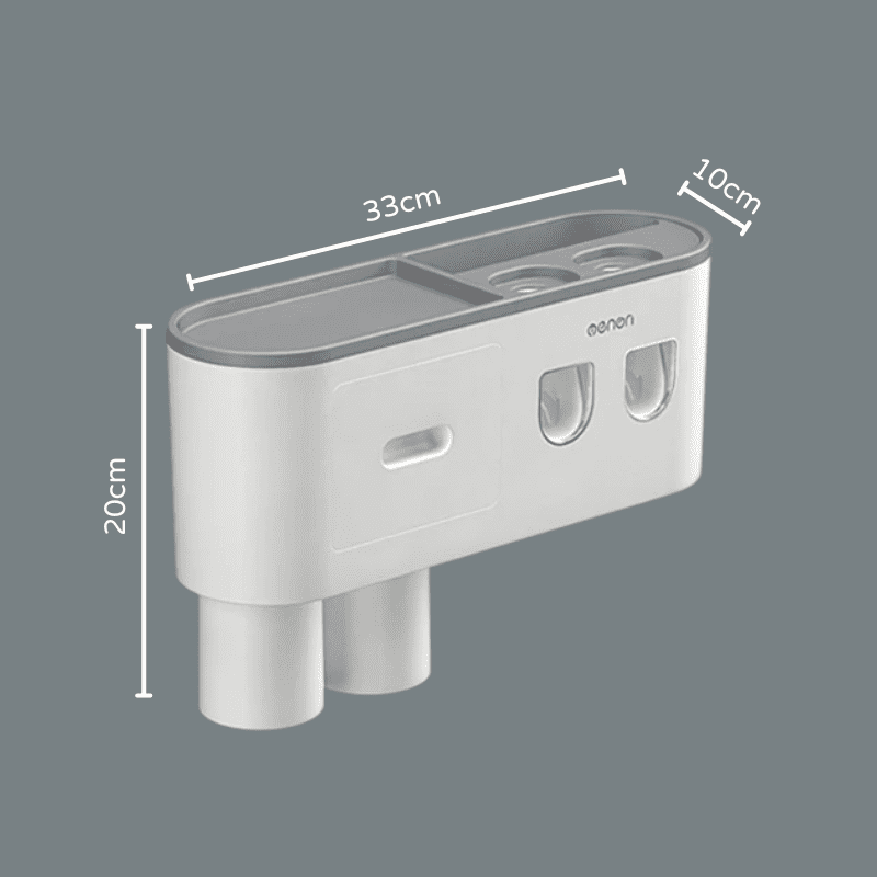 Porta Escova de Dente Dispenser com Gaveta e Copos Polihousi 10