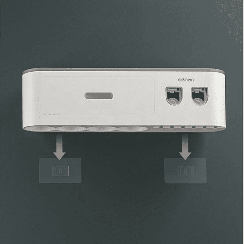 Porta Escova de Dente Dispenser com Gaveta e Copos Polihousi 9