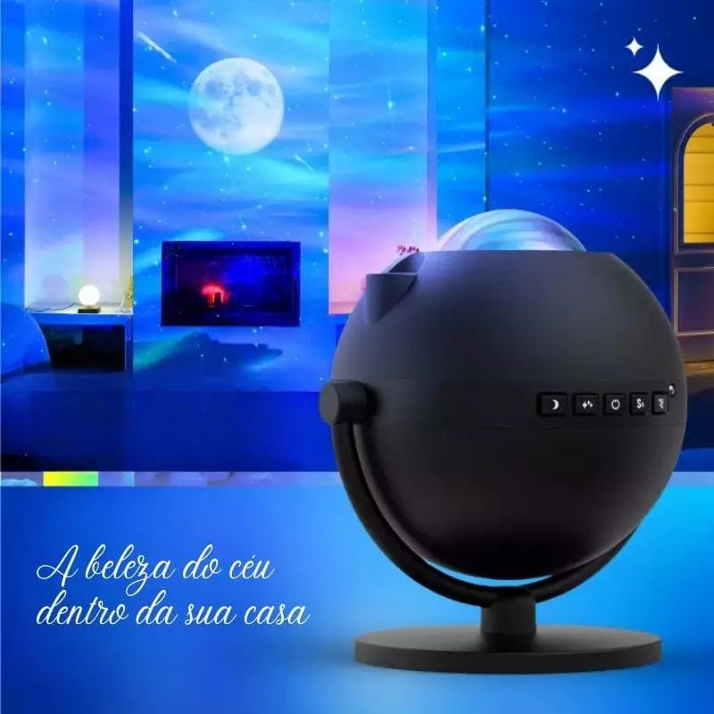 Projetor de Estrela Galáxia LED com Alto-falante Polihousi 1