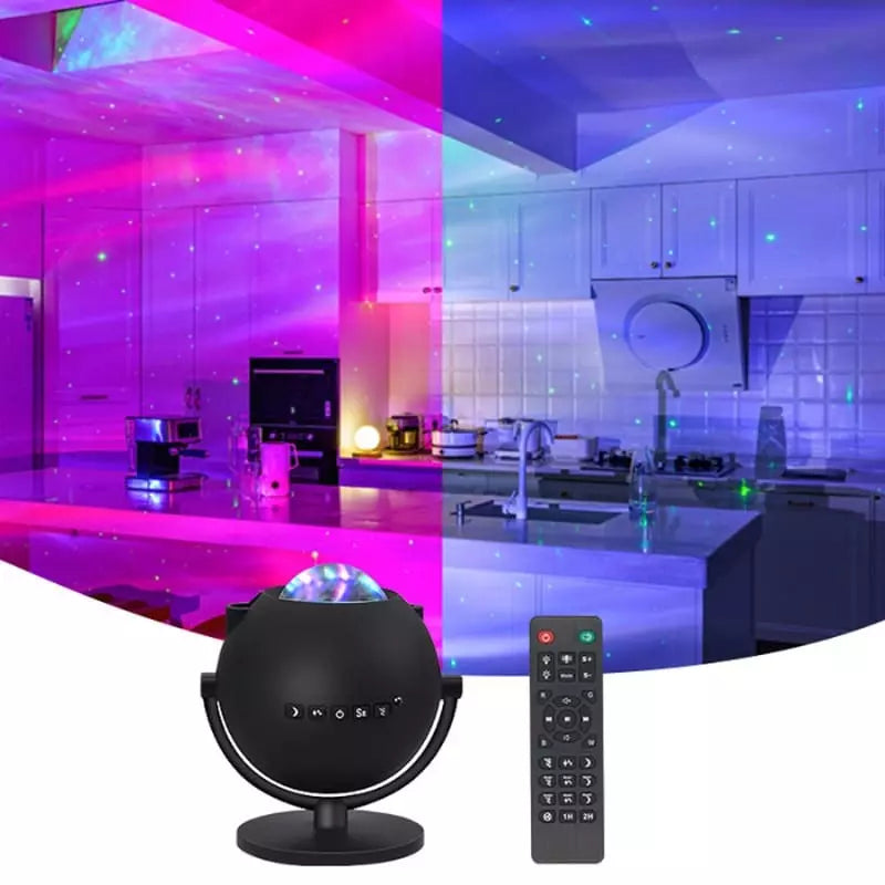 Projetor de Estrela Galáxia LED com Alto-falante Polihousi 9