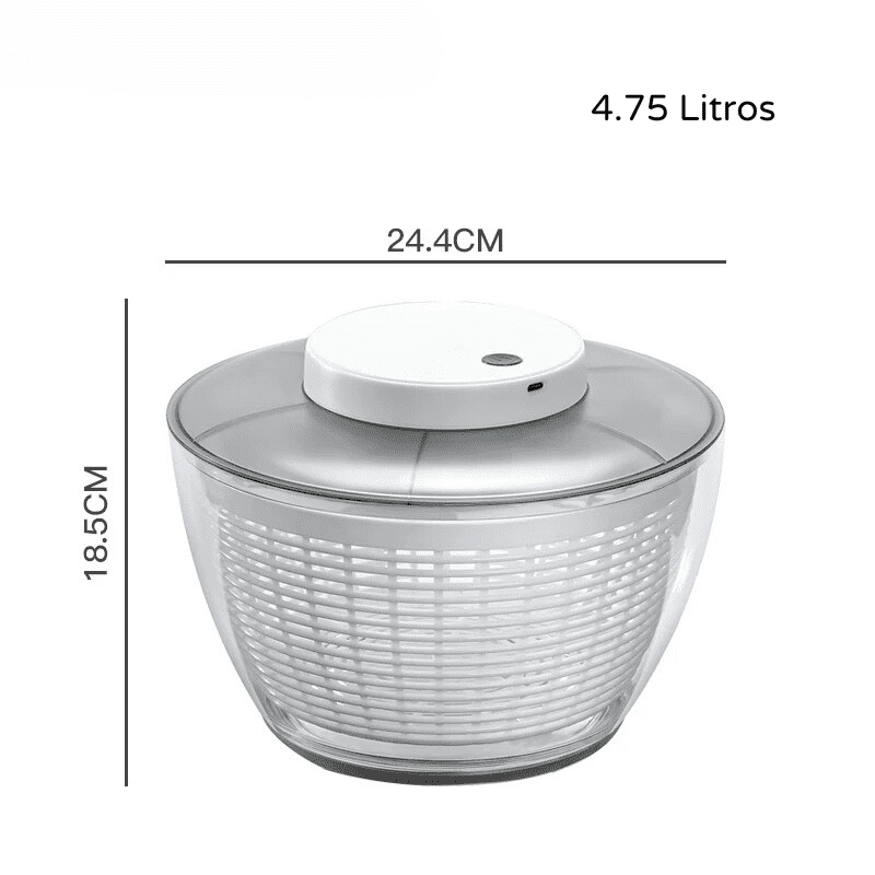 Secador de Salada Elétrico Centrífuga de Folhas Polihousi 9