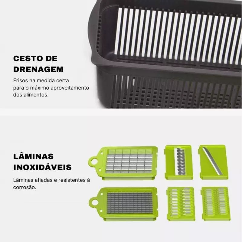 Cortador e Ralador de Legumes Multiuso Polihousi 5