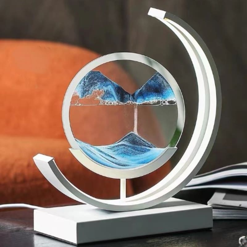 Luminária de Mesa Ampulheta LED Decorativa Polihousi